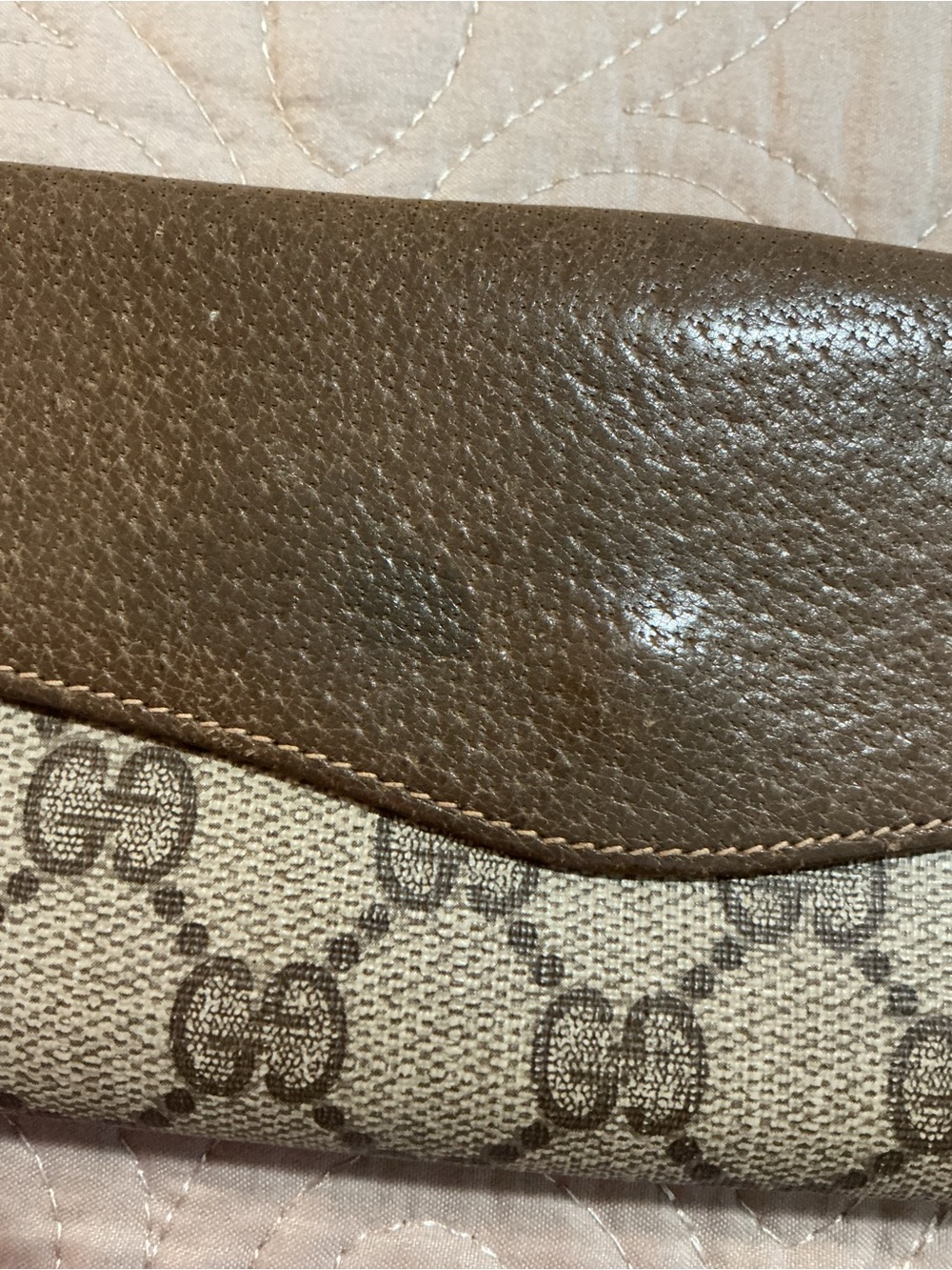 Authentic Vintage Gucci Brown Monogram Accessory Collection Wallet - Picture 14 of 15
